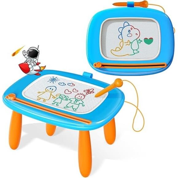 Magnetic Drawing Board, Toddler Girl Toys for 1-2 Year Old, Doodle Board Pad - Picture 7 of 7